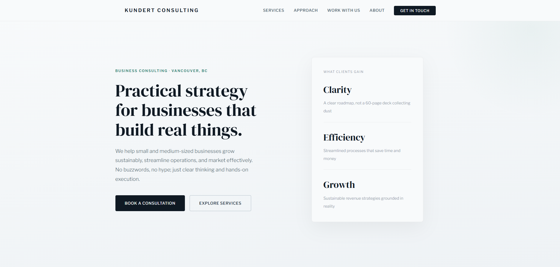 Kundert Consulting