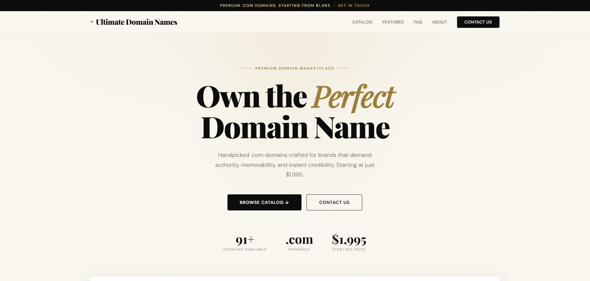 Ultimate Domain Names